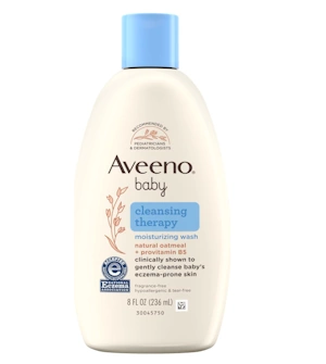 Aveeno Baby Cleansing Therapy Moisturizing Baby Body Wash with Natural Oatmeal